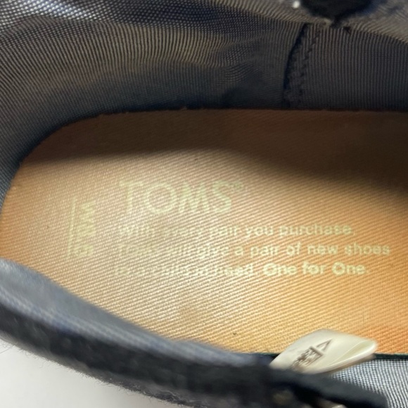Toms Boots Womens 8.5 Loren Black Suede Leather Grey Wool Ankles Side Zip Bootie - Picture 10 of 15